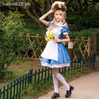 Cosplay clothing◆Alice cos suit Lolita cute dress Alice in Wonderland princess dress Japanese Lolita maid