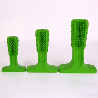 ◑✵♟【Loveinhouse】Pet Dogs Molar Stick for Cleaning Teeth Nontoxic Bite Resistant Brush Stick with Bas (4)
