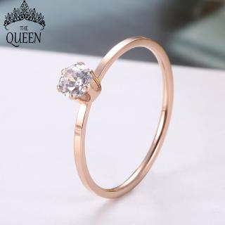 Promise Ring Diamond Rings Wedding Ring Pandora Ring Engagement Ring Singsing Women Accessories Rose Gold Ring