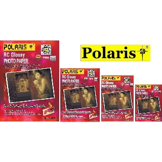 Polaris RC Glossy Photo Paper A4, 3R, 4R, 5R; 260gsm 20sheets/pack