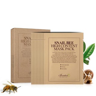 [BENTON] Snail Bee High Content Mask pack 20g*1Sheet