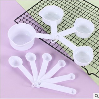 10Pcs Baking Cup Spoons Tablespoon Kitchen Coffee Cooking Measuring Spoon Set