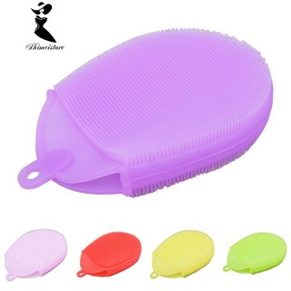 【COD】shimei Silicone Bath Brush Body Scrubber Bath Glove Anti Cellulite Shower Brush Scrub (1)