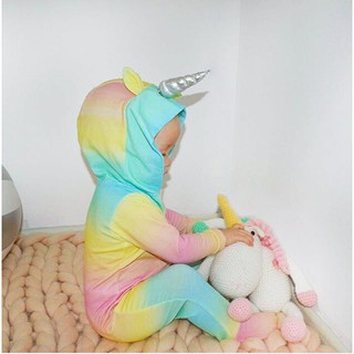 ALL-Cute Unicorn with Horn Infant Baby Boy Girl Hooded (4)