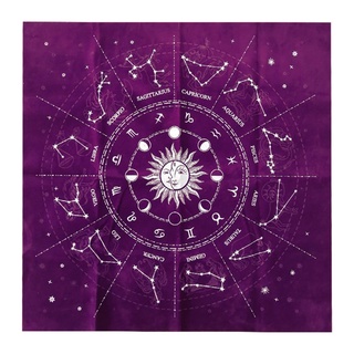 tarot cards 12 Constellations Tarot Card Tablecloth Board Game Velvet Divination Altar Cloth 24BD P