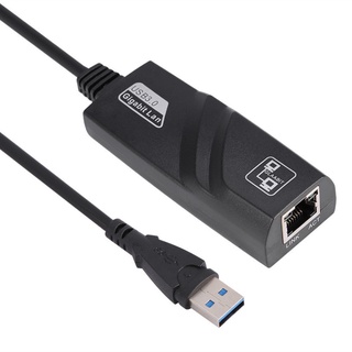 USB 3.0 to Gigabit Ethernet RJ45 LAN 10/100/1000Mbps Network Adapter For PC Laptop Win