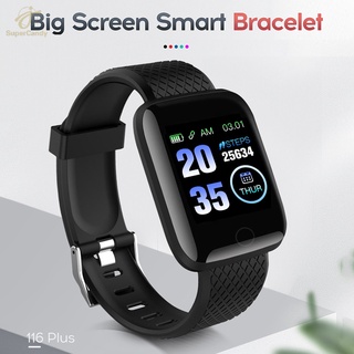 116 Plus " Smart Watch Heart Rate Blood Pressure Waterproof Smart Bracelet