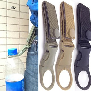 BK✿Outdoor Military Nylon Key Hook Hanging Belt Clip Kits Webbing Molle Buckle