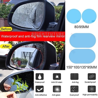 2Pcs Car Rearview Mirror Anti-reflection Rain Film Nano Anti-fog Mirror car side mirror anti fog film Rainproof Protective Film Anti-Fog Car Rearview Mirror Decal