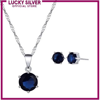 2021Lucky Silver LS21 92.5 Italy Silver September Birthstone Set