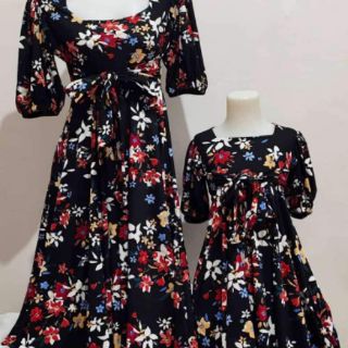 2pcs mother and daughter Jhanella dress (3)