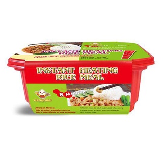 Instant Rice & PorridgeஐKenkobei Instant Heating Rice Meal Kung Pao Chicken Ready to Eat 220g
