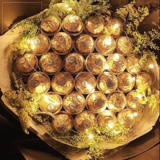 【Available】❅Transparent Plastic Ferrero Chocolate Bouquet Cup Holder Round Ball Boutique Floral acce