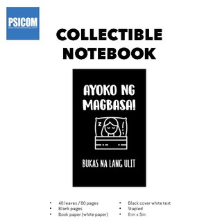 Psicom Notebook - Ayoko ng Magbasa