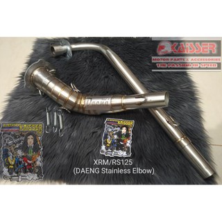 Stainless Elbow DAENG - XRM/RS 125 Carb