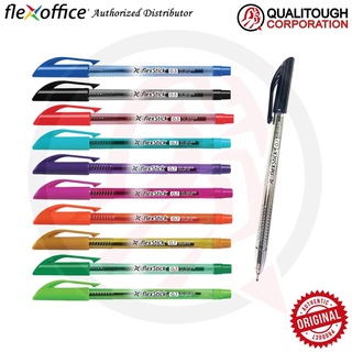PENS☃☫☏Flexstick colored gel ink ballpen 0.5 / 0.7 (black / blue / red / violet / pink / green) flex
