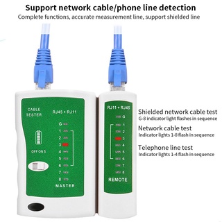 Portable Network Lan Cable Tester Test Rj45 Rj-11 Cat5 Utp Ethernet Tool Cat5 6 E Rj11 8P Network Cable Tester (4)