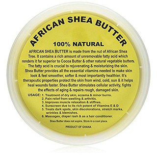 REAL African Shea Butter Pure Raw Unrefined Ghana "IVORy 8oz