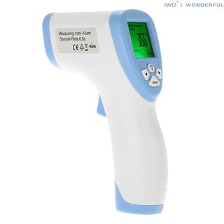 IWD Digital LCD Non-contact IR Infrared Thermometer Forehead Body Surface Temperature Measurement Data Hold Function