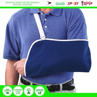 Dunspen Arm Sling Medical Support Washable Strap (Blue)