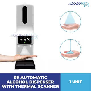 K9 Pro Alcohol Dispenser with Contactless Infrared Thermal Scanner with FREE Tripod Stand