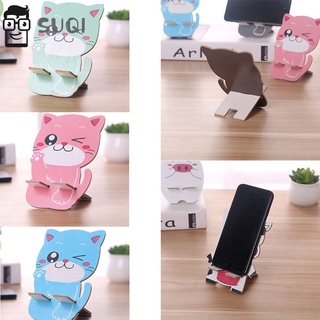 SUQI Lightweight Phone Stand Cartoon Cute Tablet Holder Portable Cell Phone Bracket Creative Animal Mounts