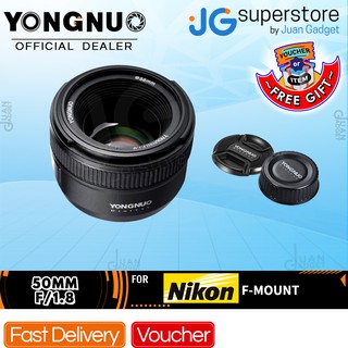 Yongnuo YN50MM F1.8N 50mm f/1.8 Prime Lens for Nikon DSLR Camera with Auto Focus Photography Bokeh