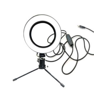Dimmable 16 Cm Led Ring Light Rk16 Selfie Fill Light Without Tripod (4)