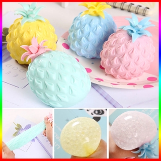 [Ready Stock]Globbles Pineapple Shape Fidget Toy Fidget Ball Stress Relief Squash Ball Squishy Globbles Decompression Toy For Children Adult Kids Gift ofyebs
