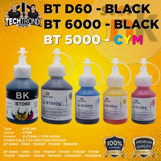 Brother Ink BTD60 BT6000 BT5000 Ink Refill For Brother DCP-T310 DCP-T710W DCP-T420W