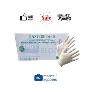 Masterguard Powder-Free Latex Disposable Examination/Surgical Gloves (100pcs) (1)