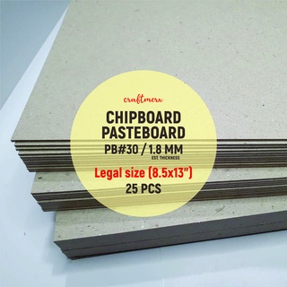 CHIPBOARD / PASTEBOARD #30, Legal size, 1.8mm, 25 pcs