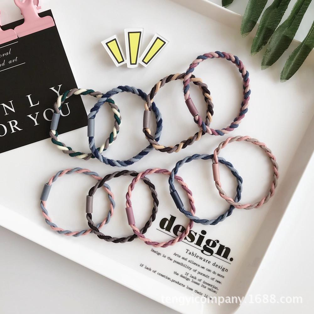 Korean Partysu Mixed Color Cute Lovely Hair Rings Bands