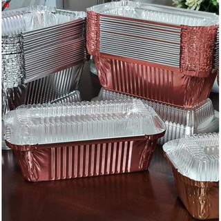 ✻Aluminum Foil Tray with Plastic Lid (4007) 25pcs