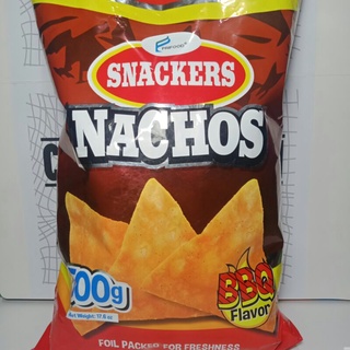 Snackers Nachos Bbq | 500 grams | Snacks and Finger Foods