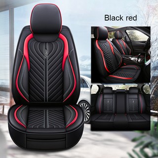 5-Seat Leather Car Seat Covers Set Auto Cushion Protector Accessories for Chevrolet Impala Malibu Cr (1)