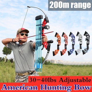 50" Straight Bow 30-40lbs Adjustable Fishing Takedown Recurve Bow Straight Bow For outdoor Sports (1)