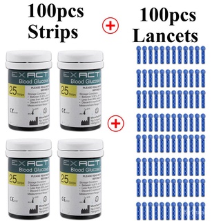 200pcs Diabetic Test Strips Lancets for Blood Sugar Monitor Glucometer Diabetes Glucose Meter Medica