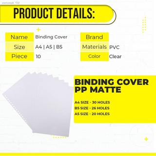 □100pcs Binding Cover PVC Clear 250microns A4 | Short | Legal Officom Brand