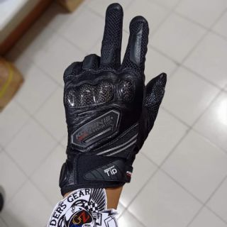 Komine GK-167 carbon smart tip gloves (9)