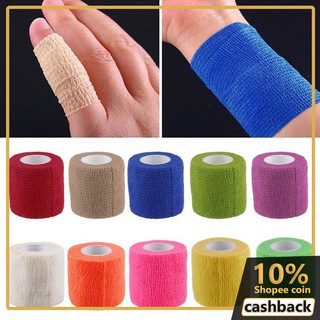 1x Kinesiology Self-Adhering Bandage Wraps Wraps Elastic Adhesive First Aid Tape