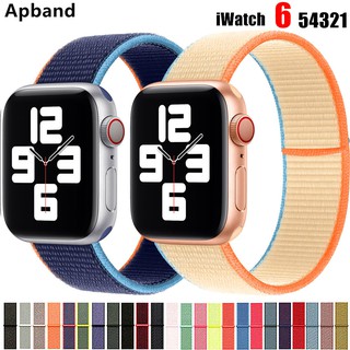 Strap For Apple watch band 44mm 40mm iWatch 38mm 42mm watchband Nylon belt Sport Loop bracelet Apple watch series 3 4 5 SE 6