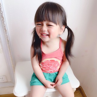 【COD】Ready Stock Toddler Cotton Sling Vest Baby Girls Cartoon Tops Kids Sleeveless Beach Clothes for 1-5Y (5)