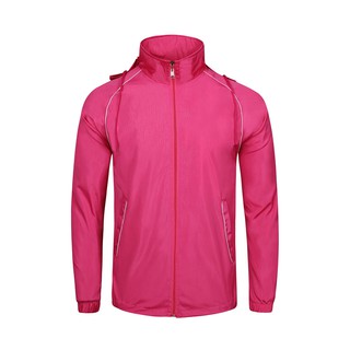 Men's Windbreaker Outdoor Hiking Jacket Hooded Sportswear (3)