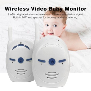 【Kiss】V20 Wireless Digital Audio Baby Monitor Two Way Talk Clear Cry Voice Alarm