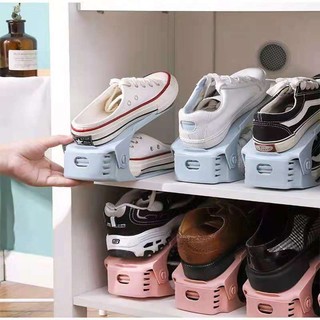 Plastic Shoebox Shoes Organizer Space Saver Holder Shoe Storage Stand Shelf Shoe Rack