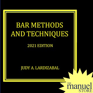 Judy Lardizabal (2021) - Bar Methods and Techniques