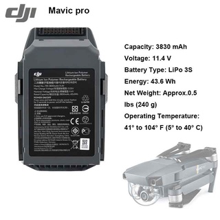 Original Bateria 3830mAh/11.4V Mavic pro Intelligent Flight Battery for DJI Mavic Pro zYRg