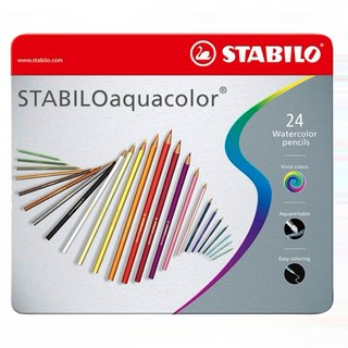 STABILO Aquacolor Metal Box of 24