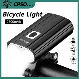 CPSO Bicycle Bike Front Light MTB Cycle High Light Flashlight Long PresBack Lamp Headlight